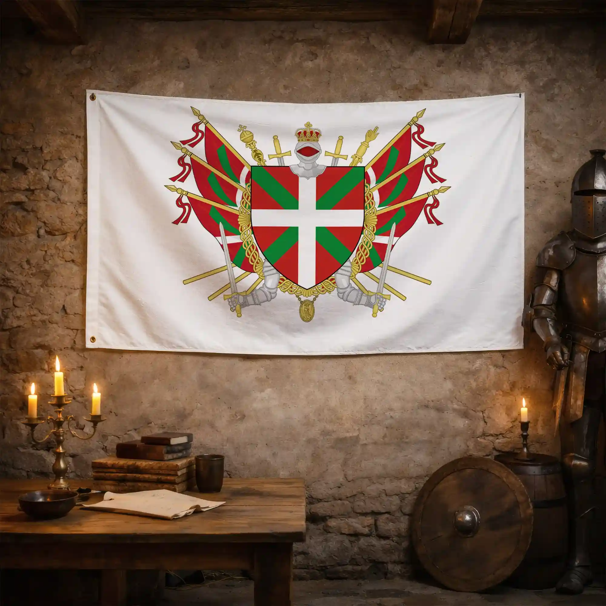 Drapeau - Blason du Pays Basque - Image 3