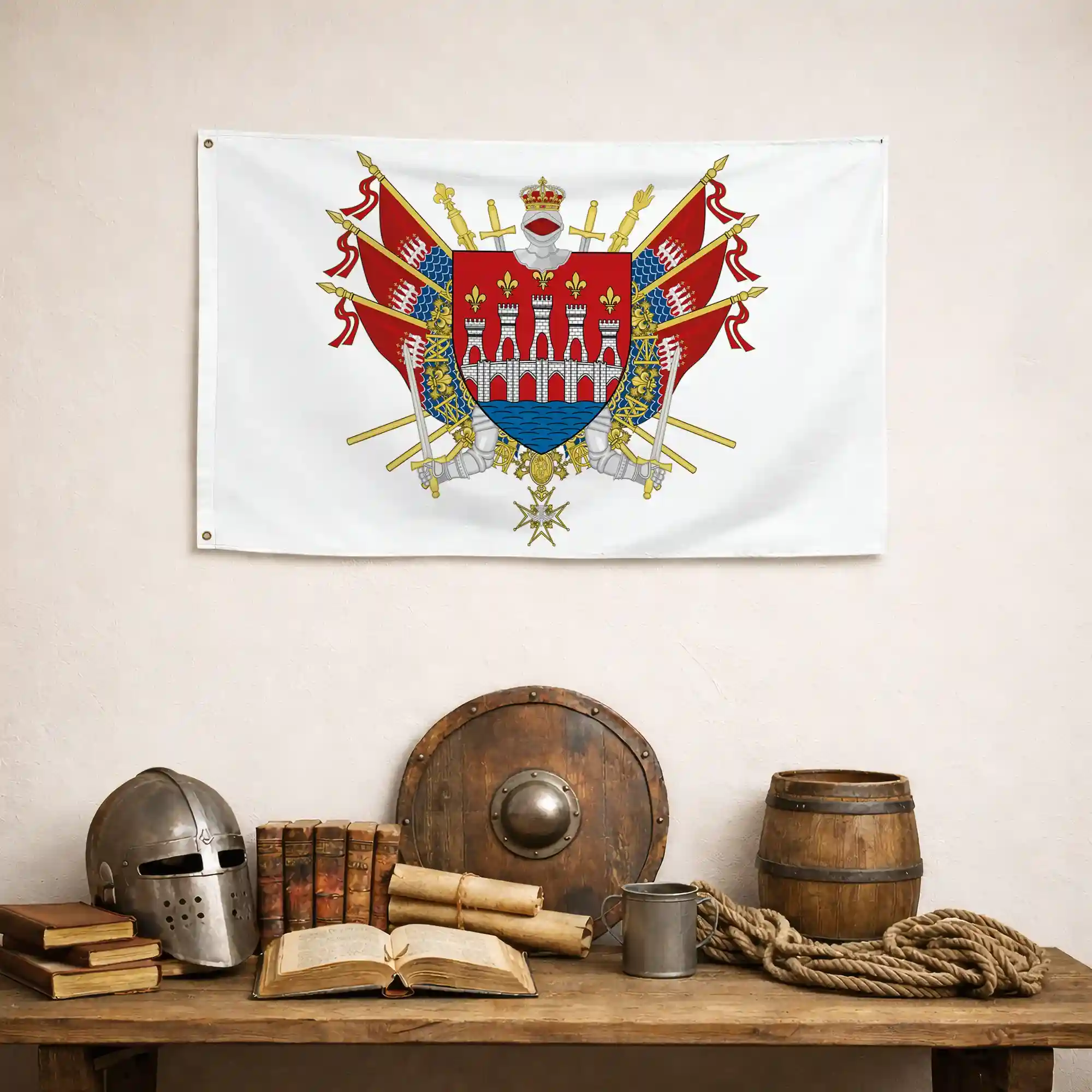 Drapeau - Blason du Quercy - Image 5