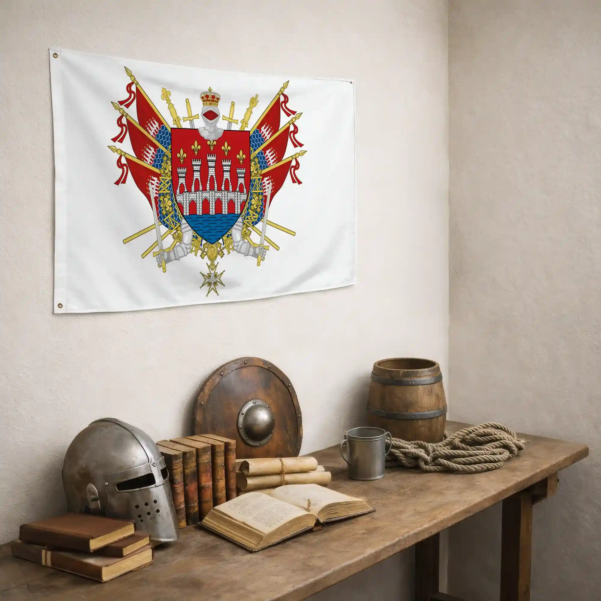 Drapeau - Blason du Quercy - Image 6