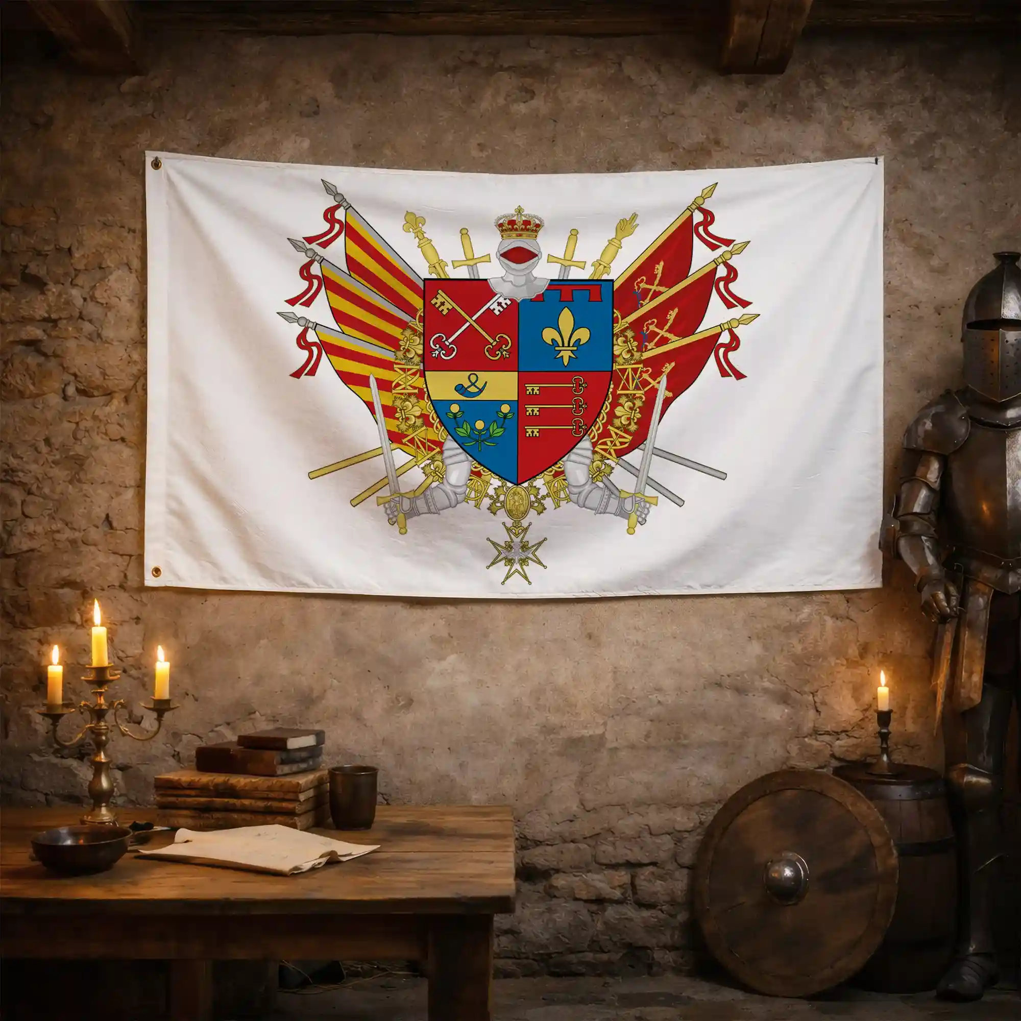 Drapeau - Blason du Vaucluse (84) - Image 3