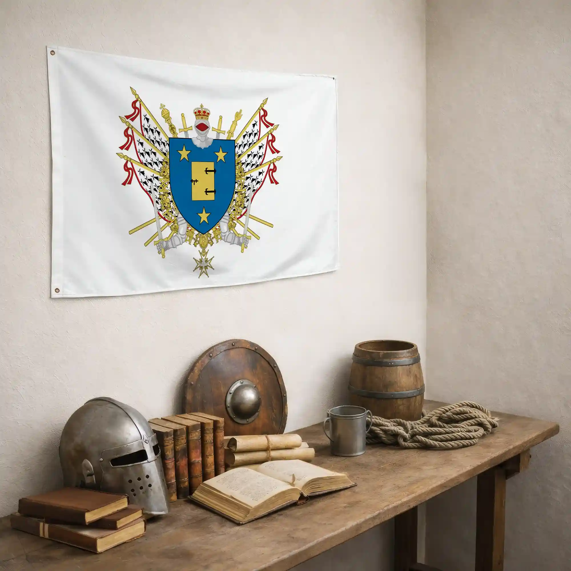 Drapeau - Blason d'Ussel - Image 5