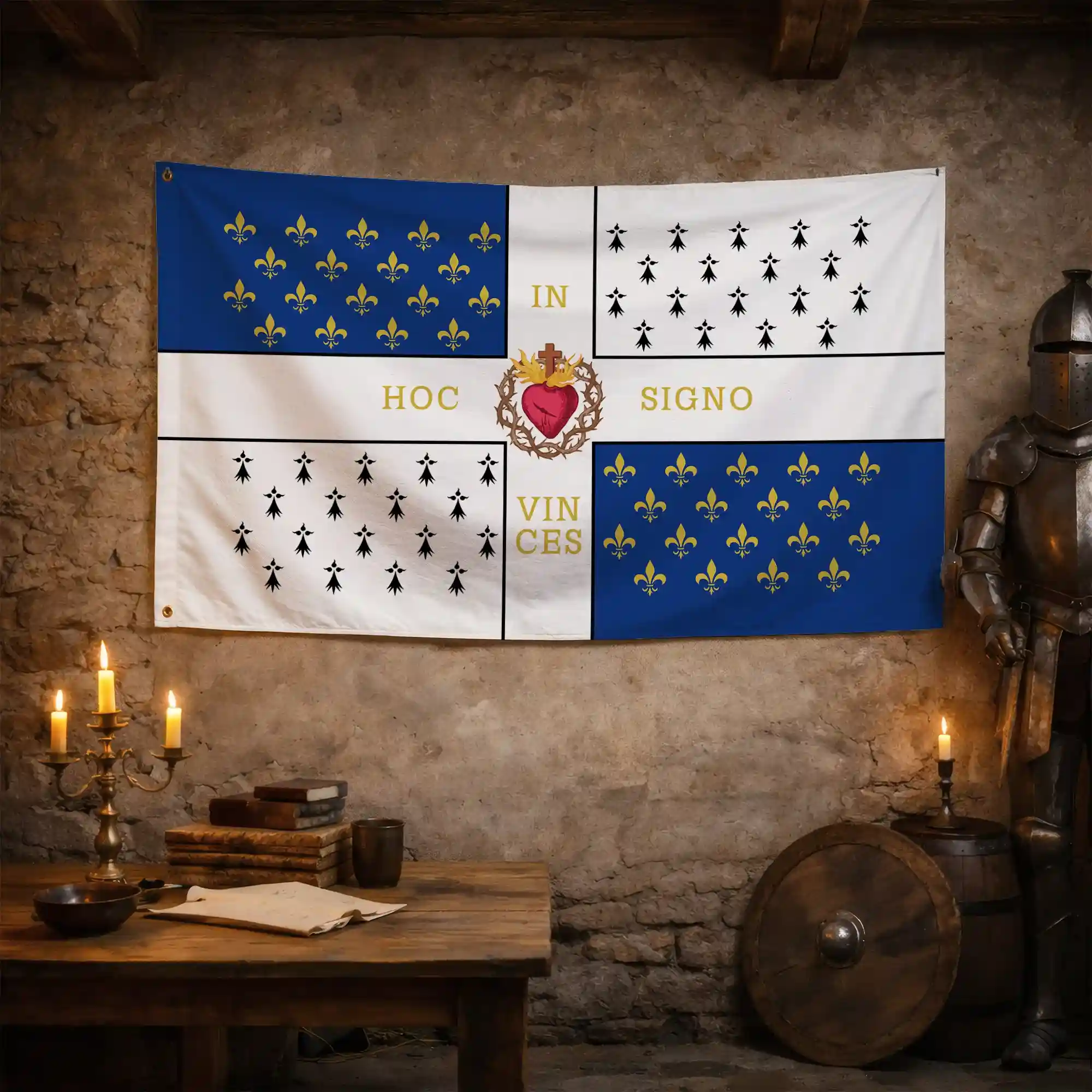 Drapeau - Catholique Royaliste Breton - Image 3