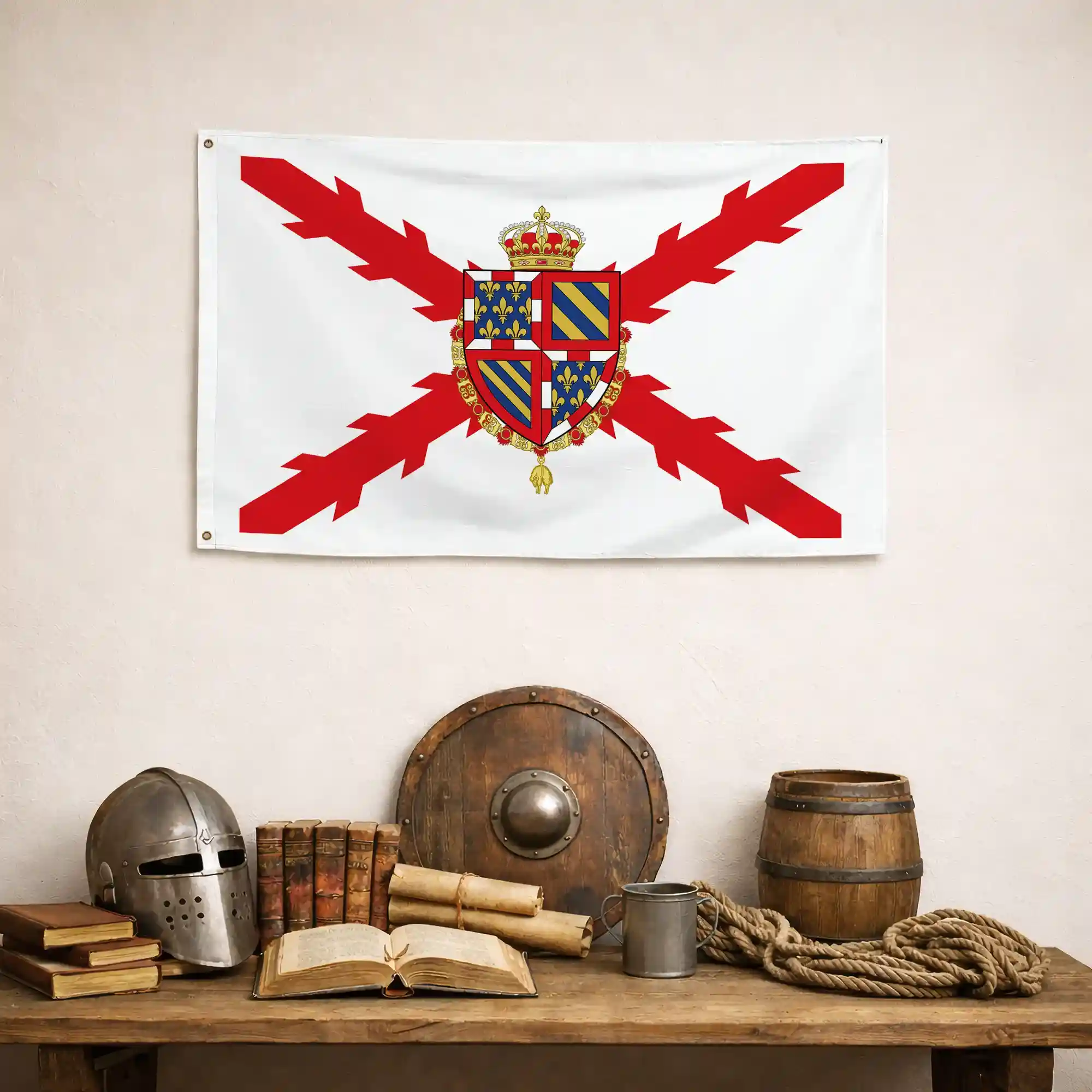 Drapeau - Croix de Bourgogne - Image 4