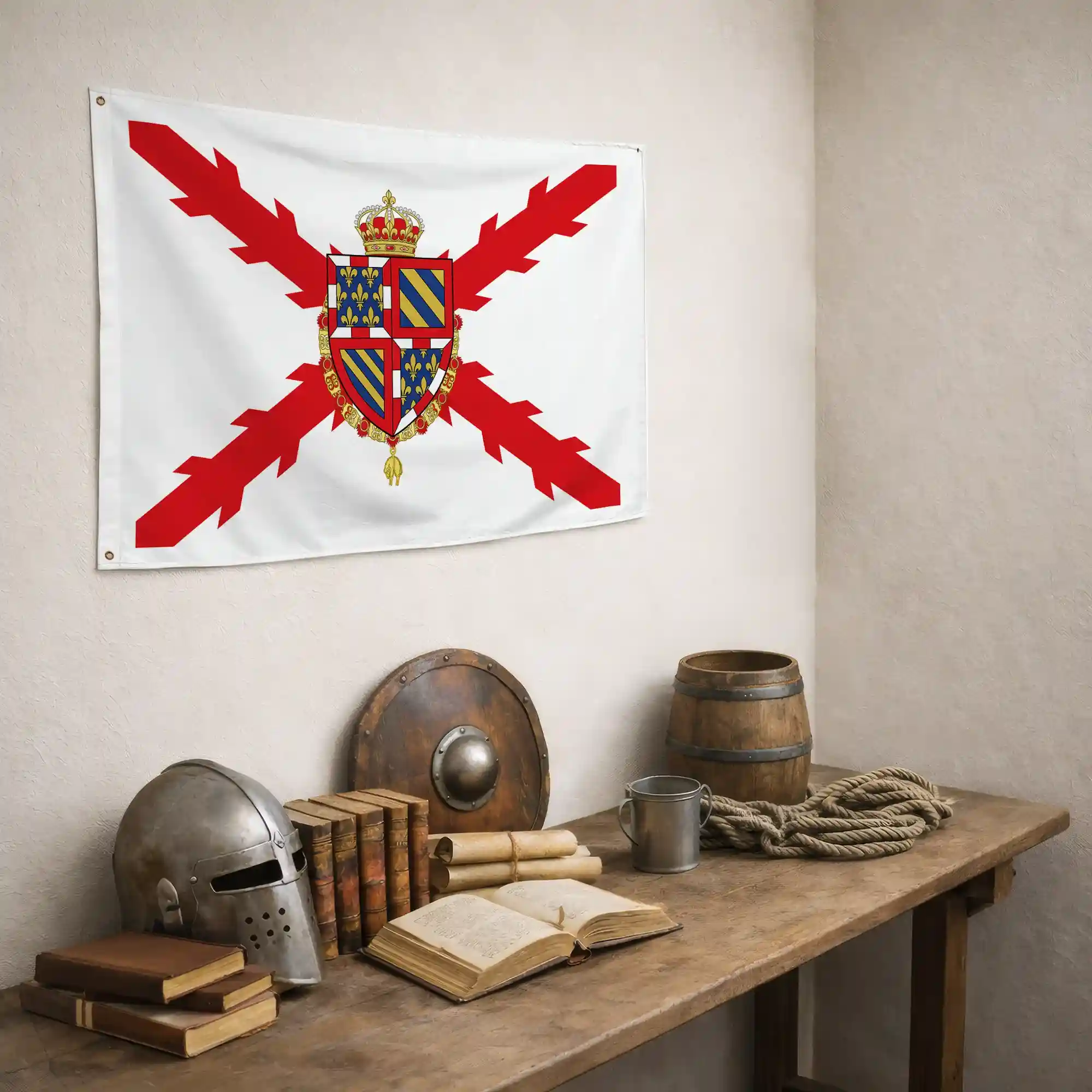 Drapeau - Croix de Bourgogne - Image 5