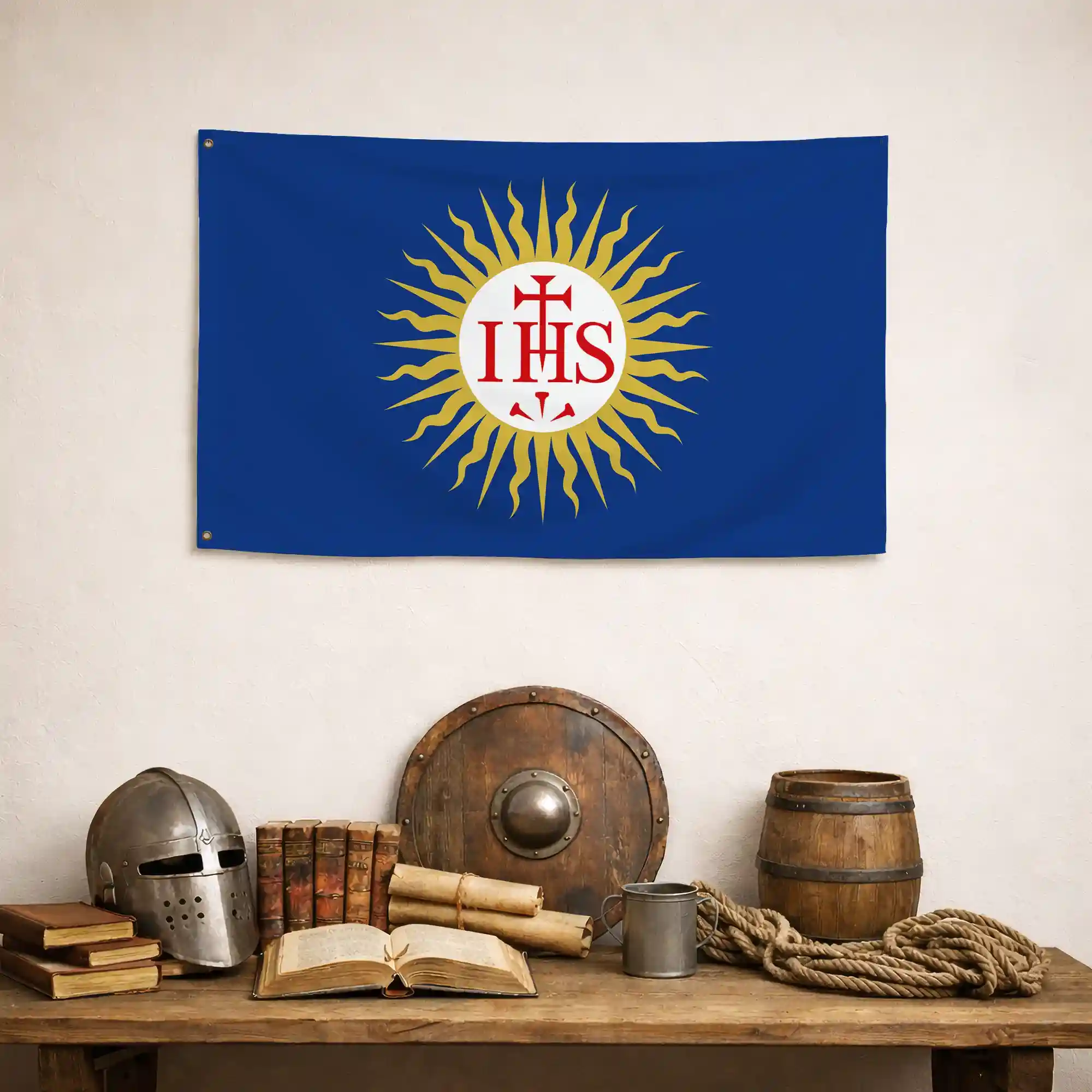Drapeau - Jésus (IHS) - Image 4