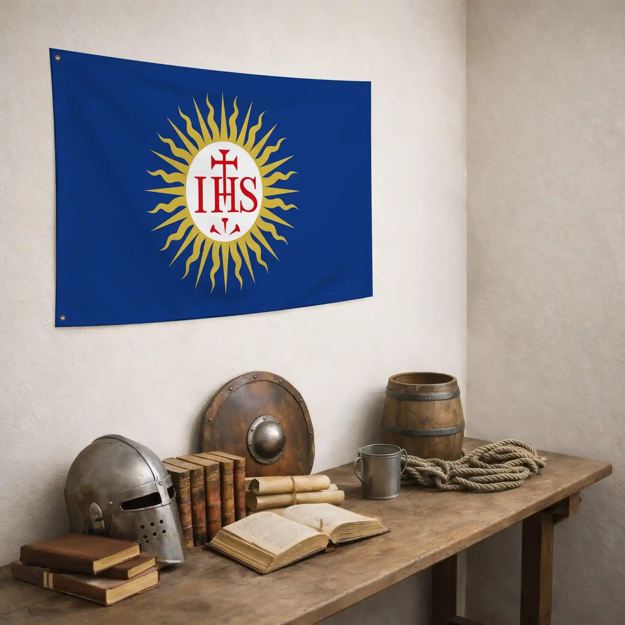 Drapeau - Jésus (IHS) - Image 5